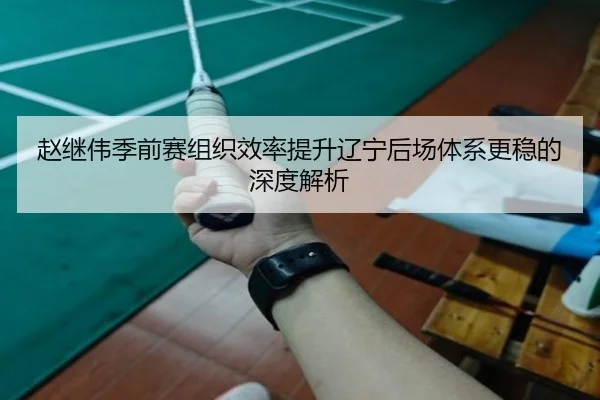 赵继伟季前赛组织效率提升辽宁后场体系更稳的深度解析（AnboSports）
